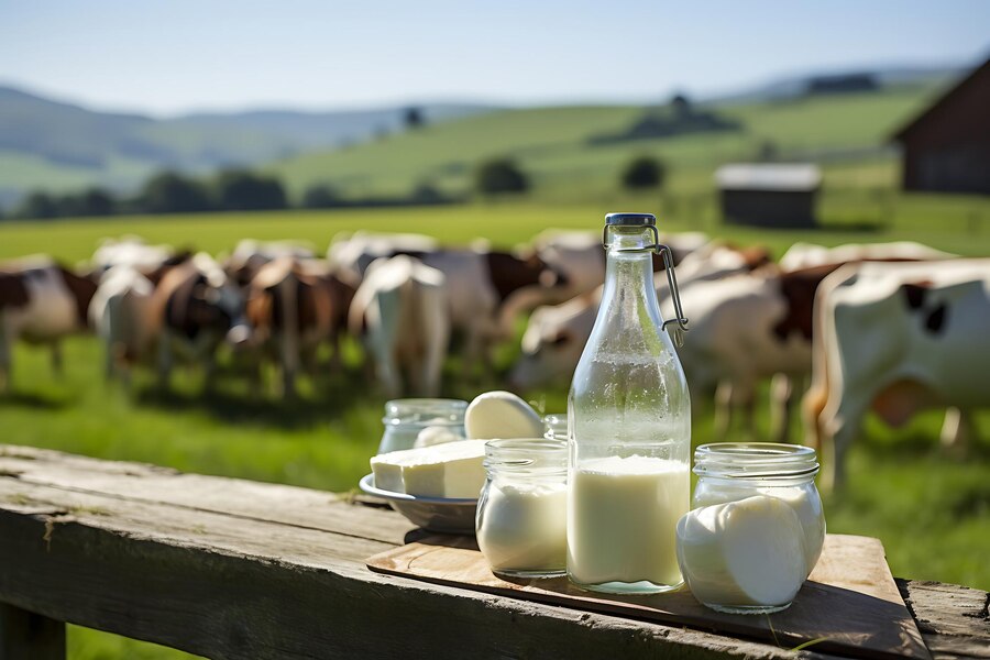 organic farming of dairy products