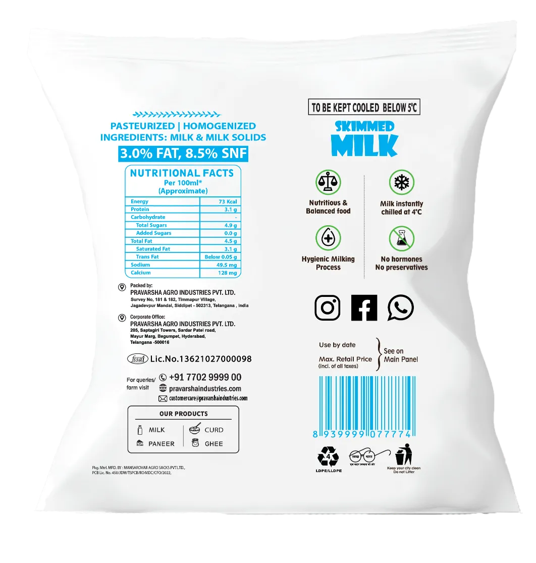 Farm Fresh Toned Milk